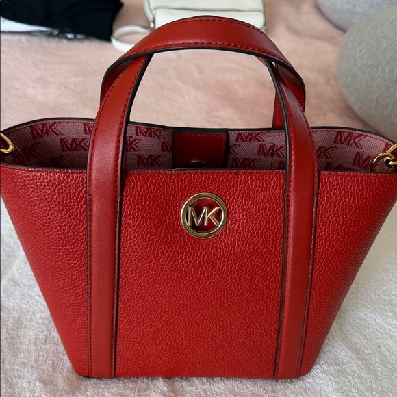 Michael Kors Red Mini Bag - Picture 1 of 6
